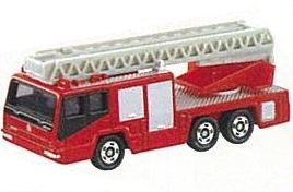 他サイト： トミカ No.108 日野はしご付消防車 (モリタ・スーパージャイロラダー) (箱タイプ) | おもちゃ 男の子 ミニカー 3歳の商品画像