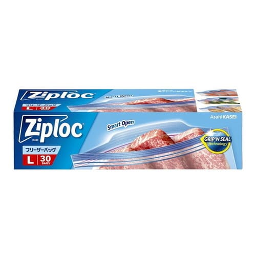 他サイト： 【旭化成ホームプロダクツ ジップロック フリーザーバッグ L 30枚入】の商品画像