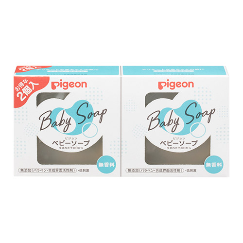 他サイト： 【ピジョン Pigeon ベビーソープ 90g×2個入】の商品画像