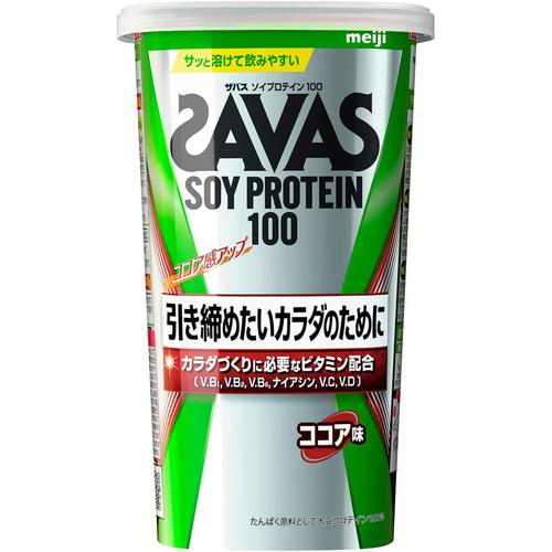 他サイト： 【ザバス ソイプロテイン100 ココア味 11食分 224g】の商品画像
