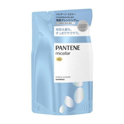 他サイト： 【パンテーン ミセラー ノンシリコンシャンプー ピュア&クレンズ 詰め替え 350mL】の商品画像