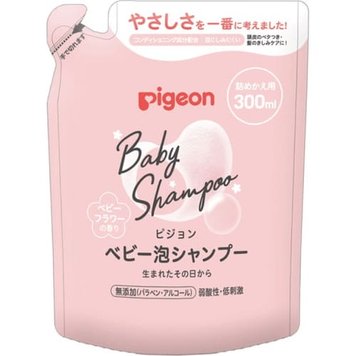 他サイト： 【ピジョン pigeon ベビー泡シャンプー ベビーフラワーの香り 詰めかえ用 300mL】の商品画像