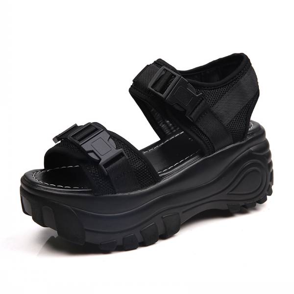 19新作欧米風 レディースサマーサンダル 運動風スポーツサンダル靴 厚底サンダルヒール7cm超柔らい走れるサンダルsg186の通販はau Pay マーケット Hawaiian Eagle