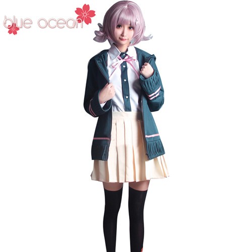 スーパーダンガンロンパ2 さよなら絶望学園 七海千秋 ななみ ちあき ウィッグ 付き 風 コスプレ衣装 Cosplay ハロウィン の通販はau Pay マーケット Blue Ocean