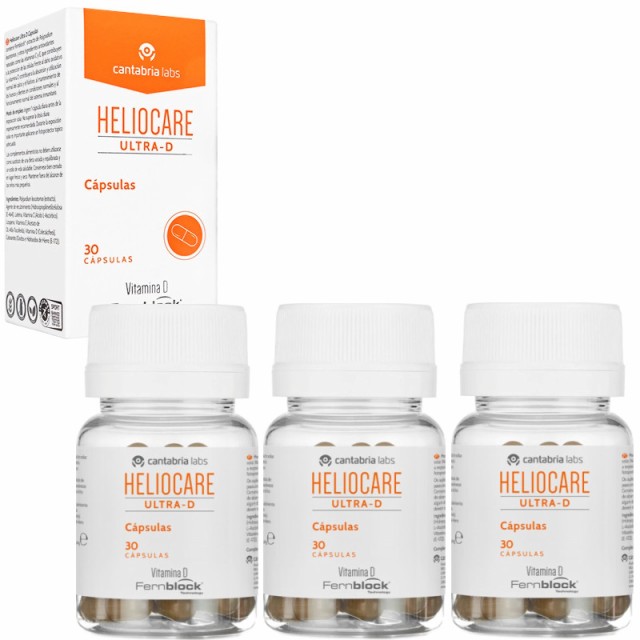 ヘリオケア ウルトラDカプセル 30錠 2本  Heliocare Ultra-D カンタブリア社 ビタミンＤ配合 日時指定不可 お得