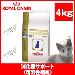 ロイヤルカナン 猫用 消化器サポート 可溶性繊維 4kg ドライ