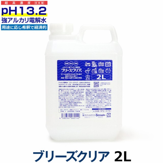 【店内全品送料無料】pH13.2以上 強アルカリ電解...
