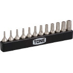 他サイト： 【送料無料!TRUSCO工具 激安特価(トラスコ中山)】TONE T型トルクスビットセット(いじり防止タイプ) BTTH12S の商品画像