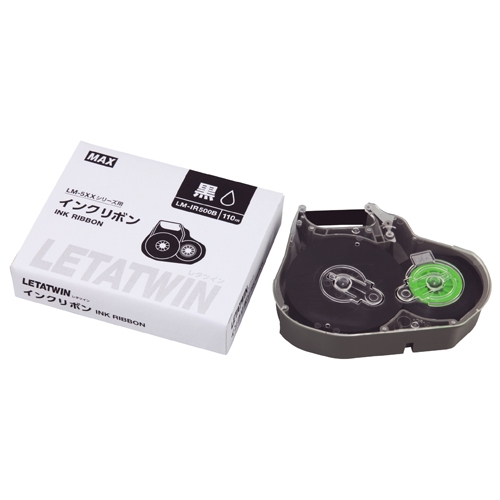 他サイト： マックス【AC】レタツインインクリボンカセット A-4902870810931★【LM-IR500B】の商品画像