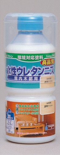 他サイト： 和信ペイント【教育・教材】水性ウレタンニス 透明クリアー 300ml AR4965405115208の商品画像
