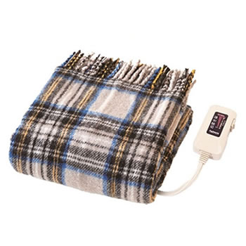 他サイト： 椙山紡織【sugiyama】電気ひざ掛け毛布 グレージュ チェック柄 NA-055H-GT★【NA055HGT】の商品画像
