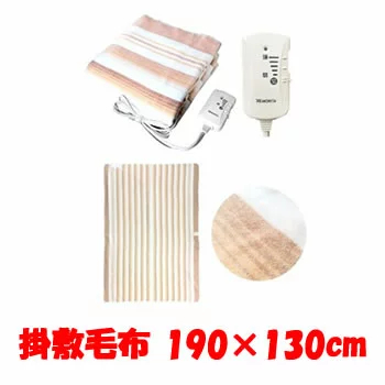 他サイト： モリタ【森田】電気掛敷毛布 化繊毛布 190x130cm ダニ退治 TMB-K19KS★【TMBK19KS】の商品画像