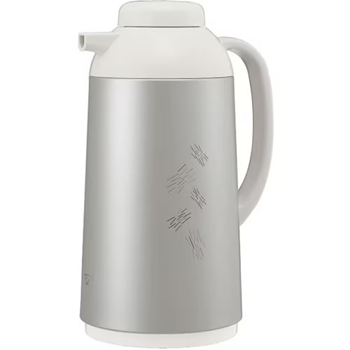 他サイト： 象印【保温・保冷】ガラスマホービン ポット 1.0L マットシルバー AG-LC10-SM【ハンドルつき】の商品画像