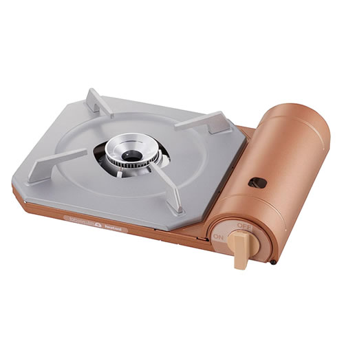 他サイト： イワタニ【カセットガス別売】カセットフー 達人スリムプラス メタリックコーラル 3.3kW CB-TS-PLS【日本製】の商品画像