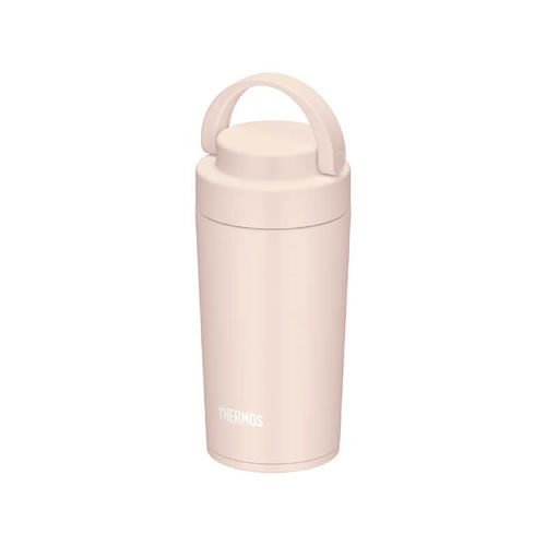 他サイト： サーモス【食洗機OK】真空断熱ケータイタンブラー ベージュピンク 0.32L 口径5.5cm JOV-320-BEP【保温保冷】の商品画像