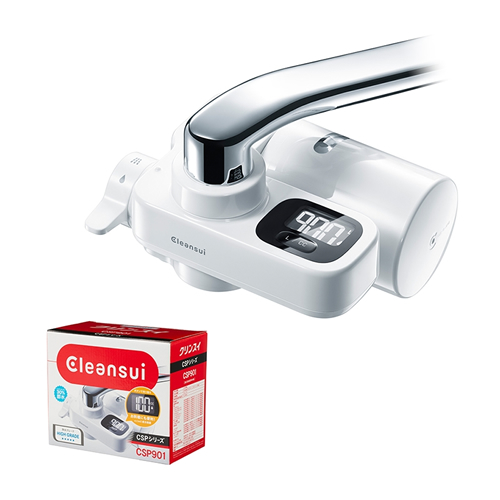 他サイト： 三菱レイヨン【CLEANSUI】クリンスイ CSPシリーズ 蛇口直結型浄水器 ホワイト CSP901-WTの商品画像