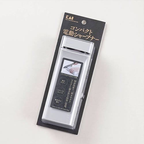 他サイト： 貝印【キッチン雑貨】コンパクト電動シャープナー AP0543【研ぎやすさ・静音】コードレスの商品画像