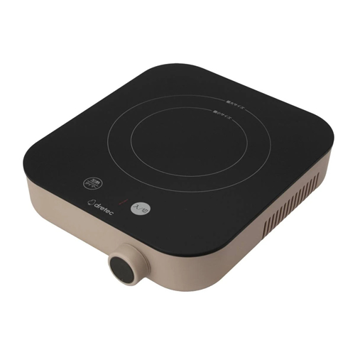 他サイト： ドリテック【dretec】IHクッカー ピッコリスト ベージュ 卓上型1口IH調理器 IHコンロ DI-231BE【コンパクトタの商品画像