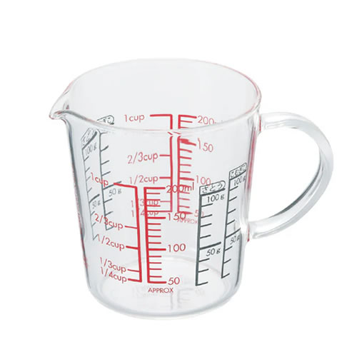 他サイト： ハリオ【キッチン雑貨】メジャーカップワイド200 CMJW-200【計量カップ】電子レンジ・食洗器対応の商品画像