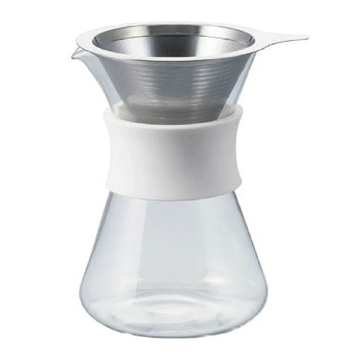 他サイト： ハリオ【キッチン雑貨】ガラスコーヒーメーカー Glass Coffee Maker 実用容量400mL S-GCM-40-W【ドの商品画像