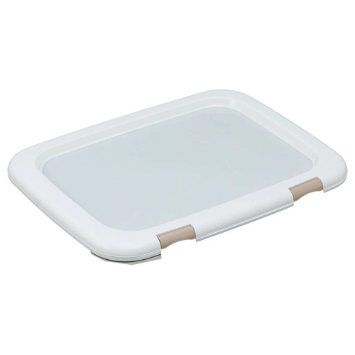 他サイト： アイリスオーヤマ【ペット用品】フチもれしにくいペットトレー ワイド ホワイト FMT-635 トイレトレー I-49675763の商品画像