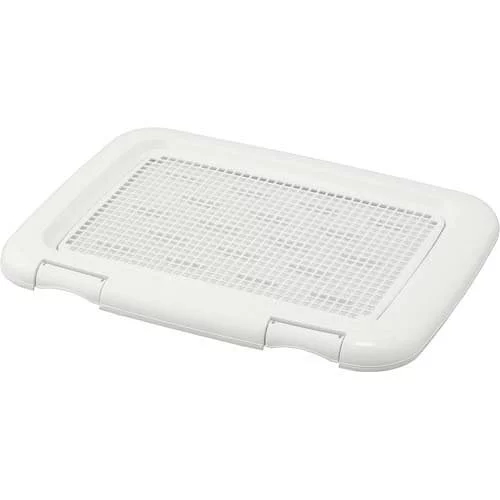 他サイト： アイリスオーヤマ【ペット用品】フチもれしにくいトレーニングペットトレー アイボリー レギュラー FTT-485 トイレトレー Iの商品画像
