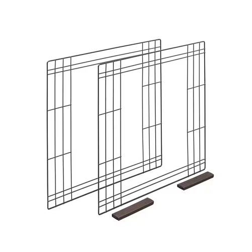 他サイト： アイリスオーヤマ【ペット用品】コンビネーションサークル用 左右連結セット ウォールナット P-CS-580CV I-496757の商品画像