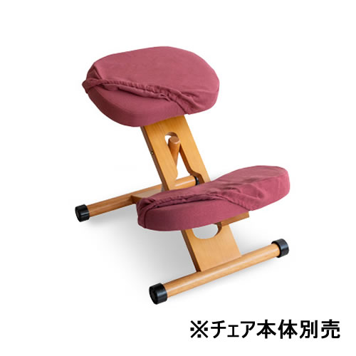 他サイト： 宮武製作所【インテリア家具】プロポーションチェア用替えカバー 座面・膝2枚セット ローズ CV-8W-RO【チェア本体別売り】Cの商品画像
