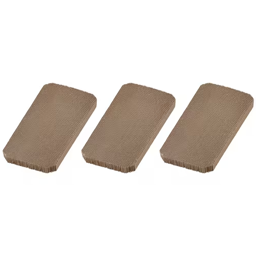 他サイト： アイリスオーヤマ【ペット用品】プライウッド 猫の爪とぎ3個セット PW-NT-3P マタタビパウダー付き 取り替え用 I-496の商品画像