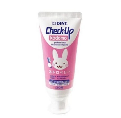 他サイト： ライオン【コスメ】チェックアップ kodomo ストロベリー 60g K-4903301166054の商品画像