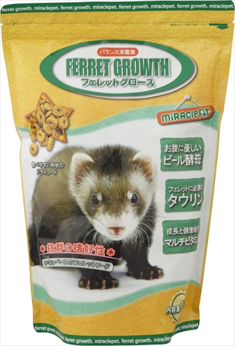 他サイト： ニチドウ【ペット用品】 ニチドウ フェレットグロース 1Kg P-4975677012952の商品画像
