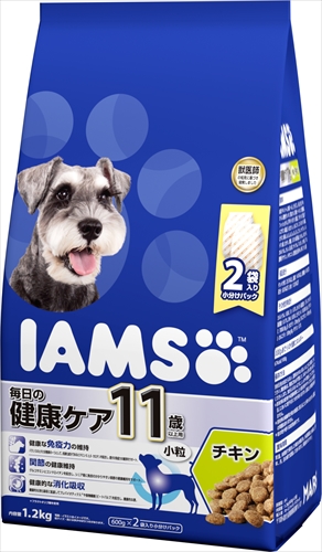 他サイト： マースジャパンリミテッド【ペット用品】 アイムス イヌ11歳チキン小粒1.2kg P-4902397842422★【ID141】の商品画像