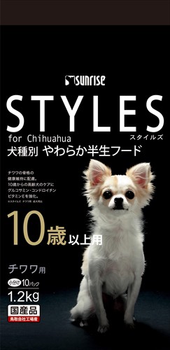 他サイト： マルカン サンライズ事業部【ペット用品】 スタイルズ チワワ 10歳 1.2kg P-4973321934971★【SST-00の商品画像