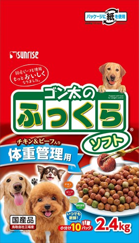 他サイト： マルカン サンライズ事業部【ペット用品】 ゴン太のふっくらソフト体重管理2.4kg P-4973321940804★【SFS-0の商品画像