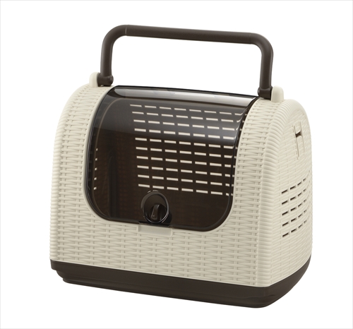 他サイト： リッチェル【ペット用品】 ラタンキャリーアイボリー P-4945680566612の商品画像