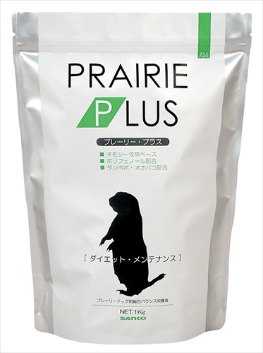 他サイト： 三晃商会【ペット用品】 プレーリープラスダイエットメンテナンス1Kg P-4976285072604★【726】の商品画像