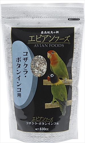 他サイト： アラタ【ペット用品】 エビアンフーズコザクラボタンインコ830cc P-4532243243235の商品画像