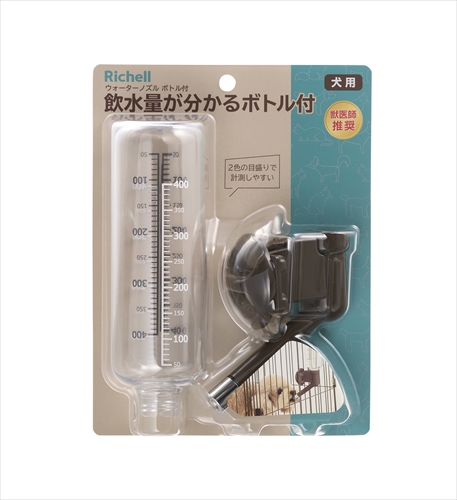 他サイト： リッチェル【ペット用品】Nウォーターノズルボトル付き ダークブラウン P-4945680562379の商品画像