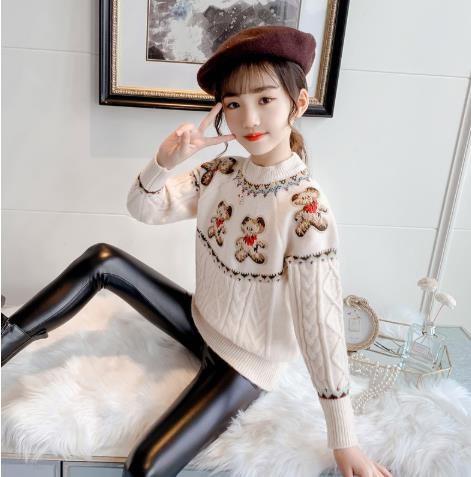 秋冬長袖セーターキッズベビーニット保温厚くトップスパーカーもこもこ女の子おしゃれトップス ガールズ小学生女児かわいい子供服子どもの通販はau Pay マーケット エンブリッジ