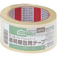 他サイト： ニトムズ 透明梱包用テープ J6030 幅50mm×長さ50m×厚み0.07mmの商品画像