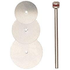 他サイト： 【メール便可】プロクソン ミニルーター専用先端ビット No.28830 小径丸のこ刃 3種セットの商品画像