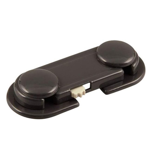 他サイト： 【メール便可】マイスト セーフティロック キャビネット・開き戸用 ブラック No.5151の商品画像