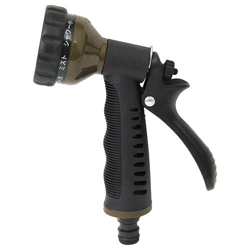 他サイト： 藤原産業 セフティー3 コイルホース用散水ノズル 7パターン散水 ブラウンの商品画像