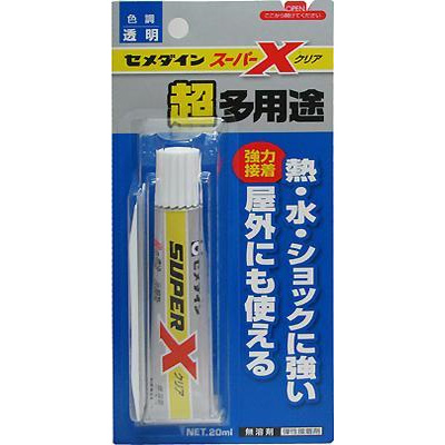 他サイト： 【メール便可】セメダイン スーパーX 超多用途 クリア AX-038 20mlの商品画像