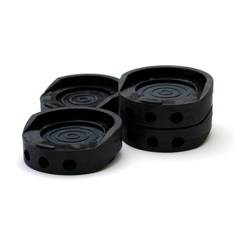 他サイト： WAKI 和気産業 ハイパー防振ゴムマット EGH005 ブラック 洗濯機・冷蔵庫用 25mm×70φ(40〜60mm) 4枚入の商品画像