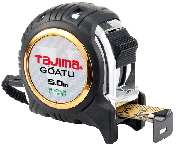 他サイト： TJMデザイン タジマ 剛厚Gロック-25 5.0m 尺相当目盛付 GAGL2550Sの商品画像