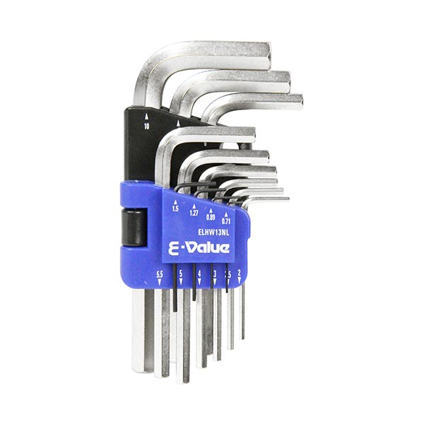 他サイト： 【メール便送料無料】藤原産業 E-Value 六角棒レンチセット 13本組 ミリ ELHW13NLの商品画像
