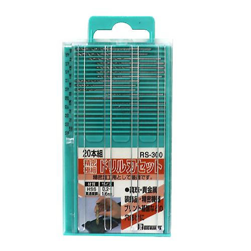 他サイト： 【メール便送料無料】イトー ビッグマン 精密極細ドリル刃セット 20本組 RS-300の商品画像