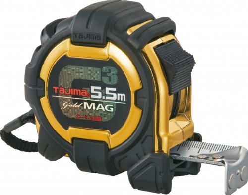 他サイト： TJMデザイン タジマ G3ゴールドロックマグ爪-25 5.5m メートル両面目盛 G3GLM25-55BLの商品画像