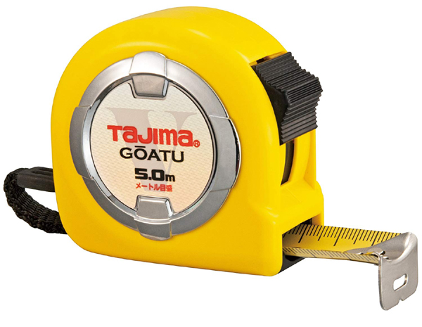 他サイト： TJMデザイン タジマ 剛厚ロック-25 5.0m メートル両面目盛 GAL25-50BLの商品画像